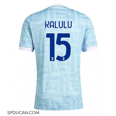Muški Nogometni Dres Juventus Pierre Kalulu #15 Gostujuci 2025-26 Kratak Rukav Muški Nogometni Dres Juventus Pierre Kalulu #15 Gostujuci 2025-26 Kratak Rukav